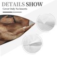 thumbnail image 3 of Norman Reedus Pillowcase Daryl Dixon Soft Comfortable Pillow Covers with Zipper Pillow Protectors 18x18 inch, 3 of 5