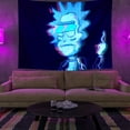 thumbnail image 3 of Tapiz fluorescente Rickks Morty's Room Aesthetic 150x150 cm, 3 of 3