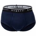 thumbnail image 4 of bugatti calzoncillos hombre, pack de 3 - costilla fina, bragueta, algodón, unicolor Blanco/Negro/Azul M (Medium), 4 of 7