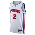 thumbnail image 2 of Unisex Nike Cade Cunningham White Detroit Pistons Swingman Jersey - Association Edition, 2 of 3