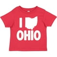 thumbnail image 3 of Inktastic I Love Ohio with State Silhouette Boys or Girls Toddler T-Shirt, 3 of 5