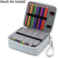 thumbnail image 2 of New PU Leather Colored Pencil Case160 Slots Portable Colored Pencil Box Organizer Grey, 2 of 7