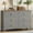 Gray, variant on TROPOW Fluted 5 Drawers Dresser for Bedroom, Modern Chest of Drawers with Metal Handle, Wooden Dresser Organizer for Bedroom, Living Room, Hallway, Entryway