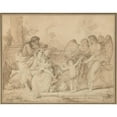 thumbnail image 2 of Jean-Jacques Lagrenée 24x20 Gold Ornate Framed and Double Matted Museum Art Print Titled - Rest on the Flight into Egypt, 2 of 4