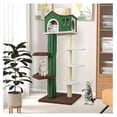 thumbnail image 2 of 60 Inch Cat Tree Modern Tower, Multi-Level Condo with Sisal Scratching Posts & Perches, Indoor Cats Activity Center, 2 of 9