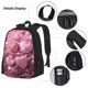 thumbnail image 3 of Balery Pink Glitter Heart Candy Mochila Escolar 3 en 1 para Niños - Mochila Resistente con Lonchera Térmica y Estuche - Mochila Escolar para Niños y Niñas, 3 of 7