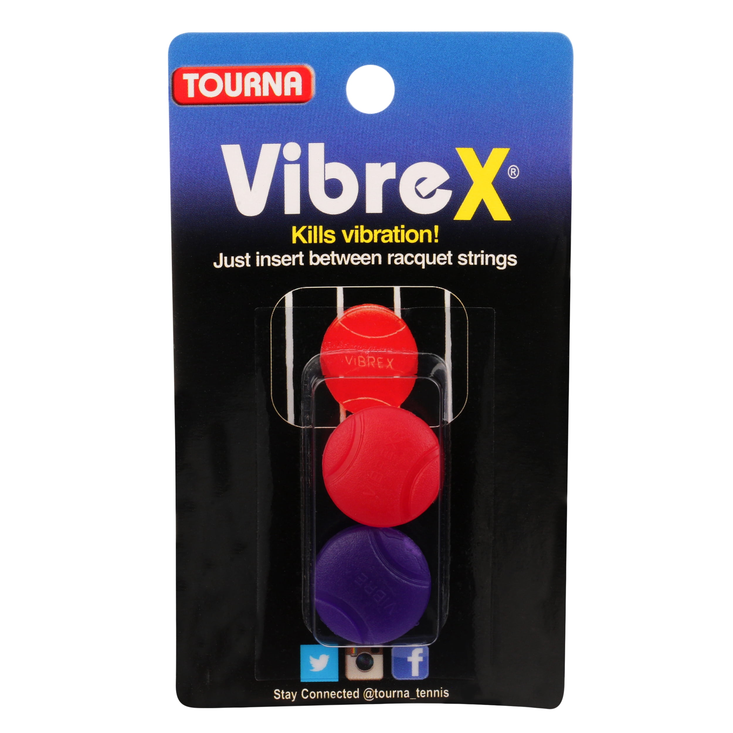 Tourna Vibrex-1 Vibration Dampener For Tennis, Squash and Racquetball