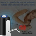 thumbnail image 6 of Water Bottle Pump Water Dispenser - USB Charging Universal Fit for Drinking Water Portable Automatic Electric Pump for Home Kitchen Office Camping Switch for Gallon Jugs, 6 of 6