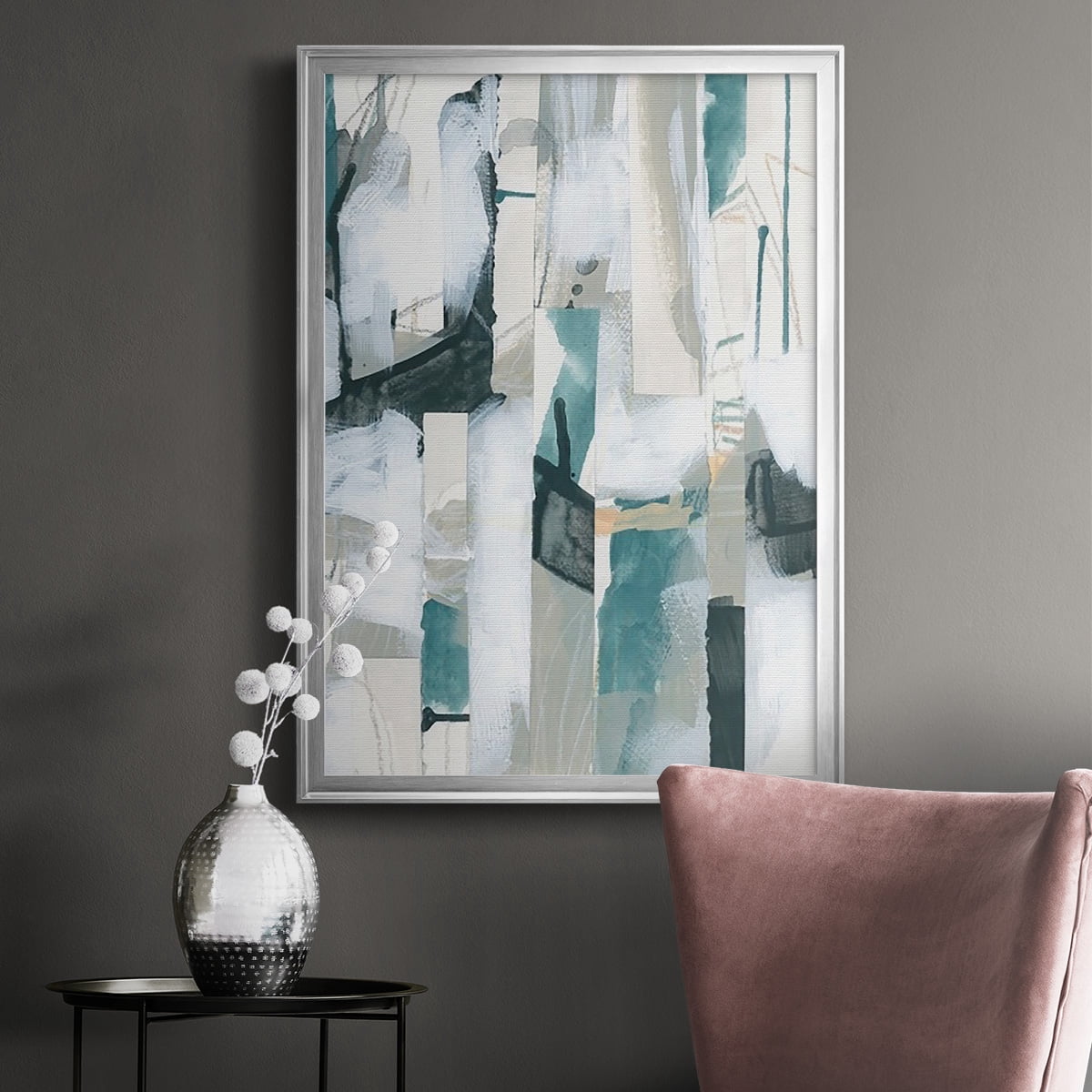 Sea Cavern Strata III Premium Framed Print, in Gold, Black, or Silver - Ready to Hang