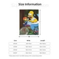 thumbnail image 5 of Simpsons Warm Flannel Throw Blanket for Couch Sofa Bed,Super Soft Cozy Plush Microfiber Flannel Blanket Lightweight , For Adults,Woman,Man, 5 of 7