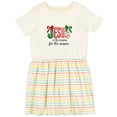thumbnail image 3 of Inktastic Jesus is the Reason for the Season Girls Toddler Dress, 3 of 5