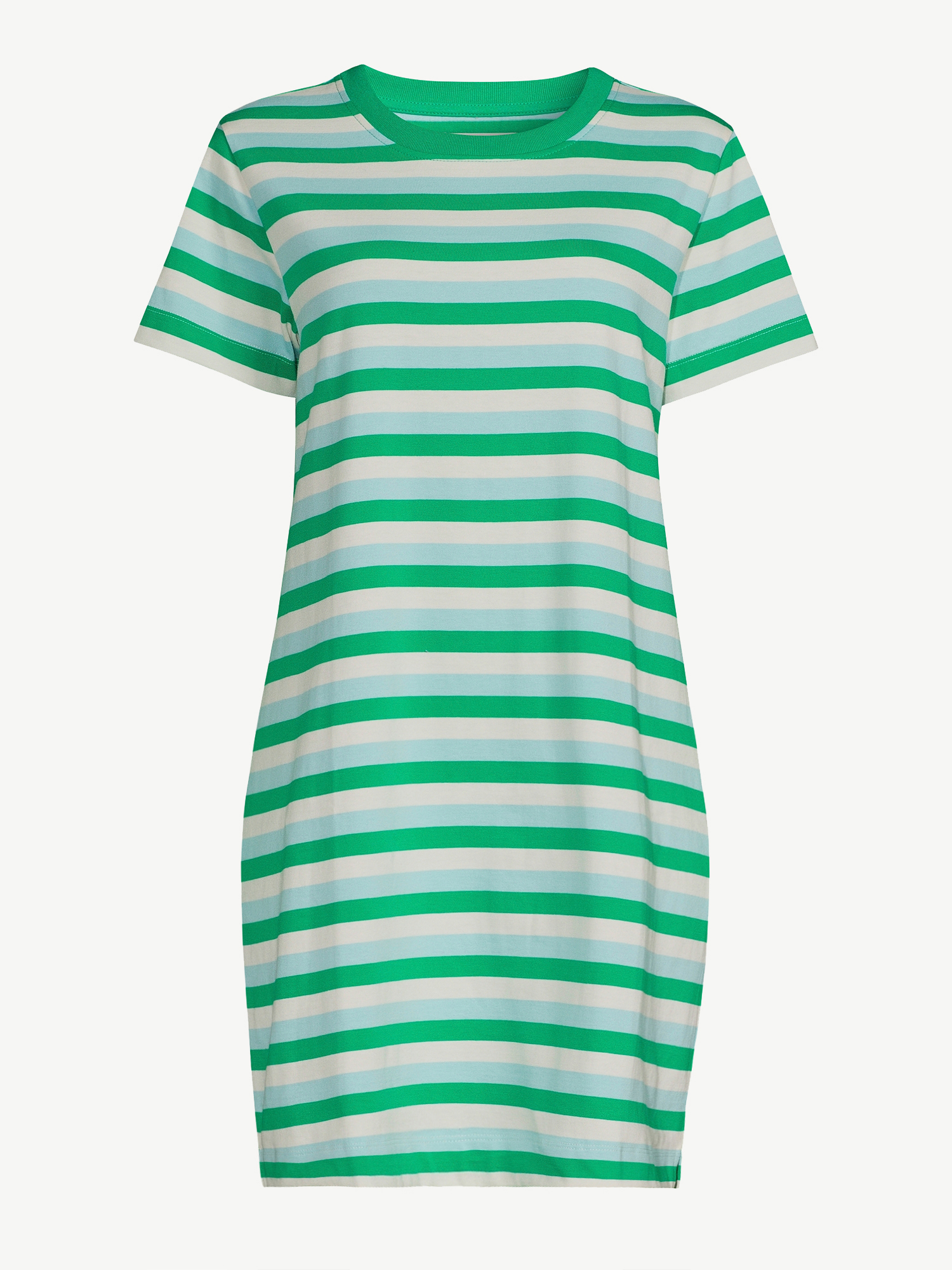 Free Assembly Women's Mini T-Shirt Dress with Short Sleeves, Sizes XS-XXXL - image 2 of 6