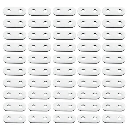 

NUOLUX 50Pcs Curtain Coating Lead Block Curtain Bottom Weight Gain Curtain Pendant Lead Weights White (15g)