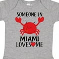 thumbnail image 4 of Inktastic Someone in Miami Loves Me Boys or Girls Baby Bodysuit, 4 of 5