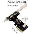 thumbnail image 6 of YIGSECU Multifunction PCIe Expansion Adapter Card Pcie To SFF8611 SFF8612 Hard Disk Converter For Storage Device, 6 of 8