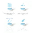 thumbnail image 2 of Yajisi Portable Hydrogen Water Bottle Generator SPE PEM Technology Ionizer Machine USB Rechargeable High Borosilicate Glass 330ml / 11.1 oz Blue, 2 of 5