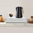 thumbnail image 5 of K Cup Organization Storage Drawer - Carbon Steel Coffee Pod Holder with Sliding Drawer, Countertop Maker Stand, Holds 36 Pods, Supports Coffee Machine (Black/White), 5 of 25