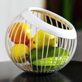 thumbnail image 4 of CNKOO Metal Wire Fruit Basket Kitchen Countertop Storage Basket for Fruit Snacks Candy, 4 of 10