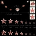 thumbnail image 1 of GlitterRoseGoldStarGarlandTwinkleLittleStarDecoracióndefiestaDecoracióncolganteFondoBannerStreamerAdecuadopara Zhivalor WMZL-1299, 1 of 2