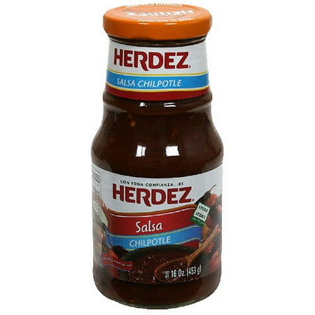 Herdez Chilpotle Salsa, 16 oz (Pack of 12)