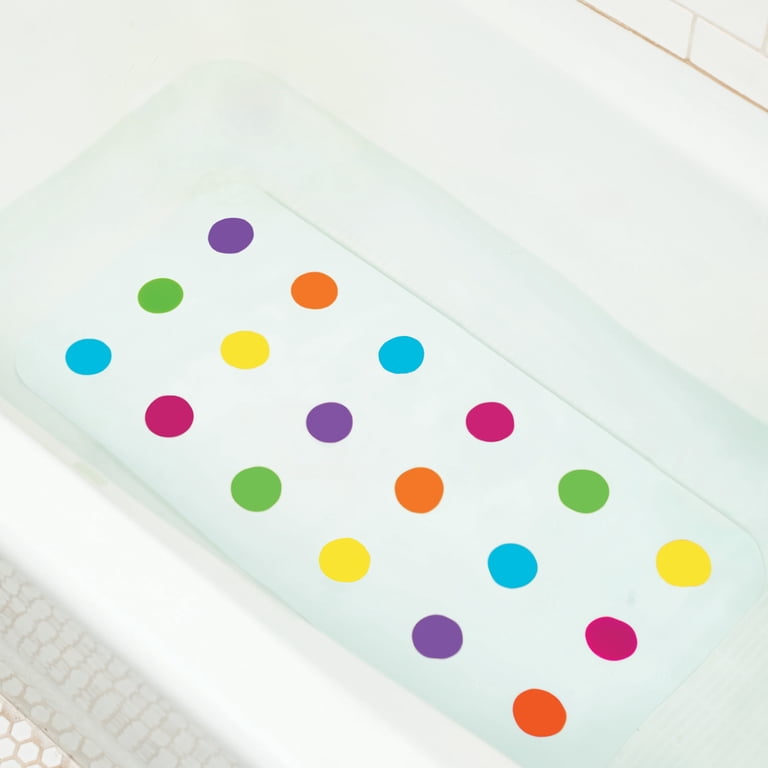 Munchkin Dots Non-Slip Bath Mat, Multicolor, 30.5x14.25 In photo 4
