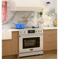 thumbnail image 5 of 36" Professional Induction Oven Range With 11 Kw Polished Glass Ceramic Cooktop, 7.8 Kw True Convection Oven, 6 Cu. Ft. Capacity,  240 Volts, 50A,60HZ, 5 of 13