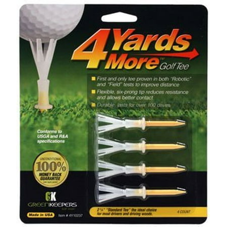 tees golf yards tee yellow