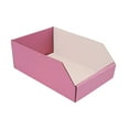 thumbnail image 6 of Ucanpack Pink Corrugated Bins 200 ECT-32 Parts Organizer Boxes, 10x12x4½" - 50 Pcs, 6 of 8