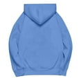 thumbnail image 5 of CQONEPT Women's Sherpa Lined Sweatshirts Drawstring Hoodies Dressy Casual Hooded Winter Outdoor Clothes with Pockets Light Blue 2XL, 5 of 5