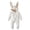 B-White, variant on Otqutp Baby Boys and Girls 3D Bunny Tail Decoration Suspenders Knitted Sleeveless Romper Children's Easter Wear Spring Summer Outfits(C-Green,6-9 Months)