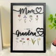 GARENAS Mother's Day Crafts DIY Handwritten Name Photo Frame Ornaments
