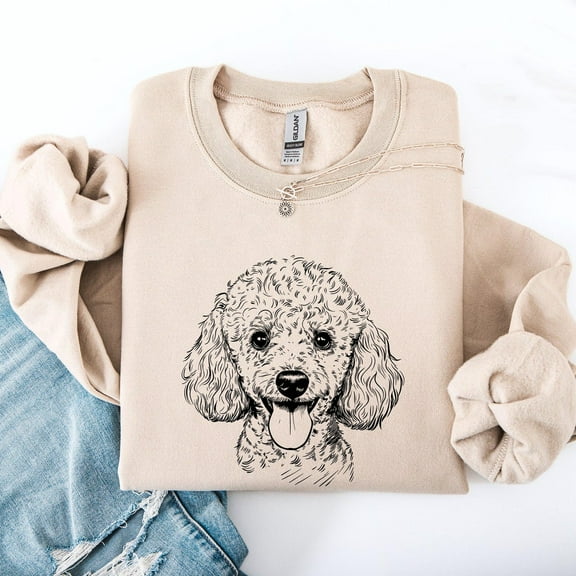Velto Poodle Dog Breed Animal Lover Pet Sweatshirt Full size S-5XL