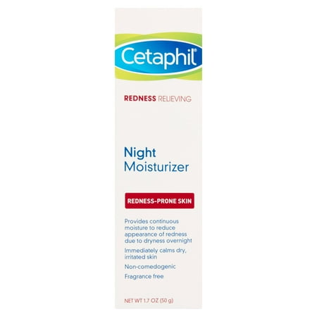 Cetaphil Redness Relieving Night Moisturizer Fragrance Free - 1.7 fl oz
