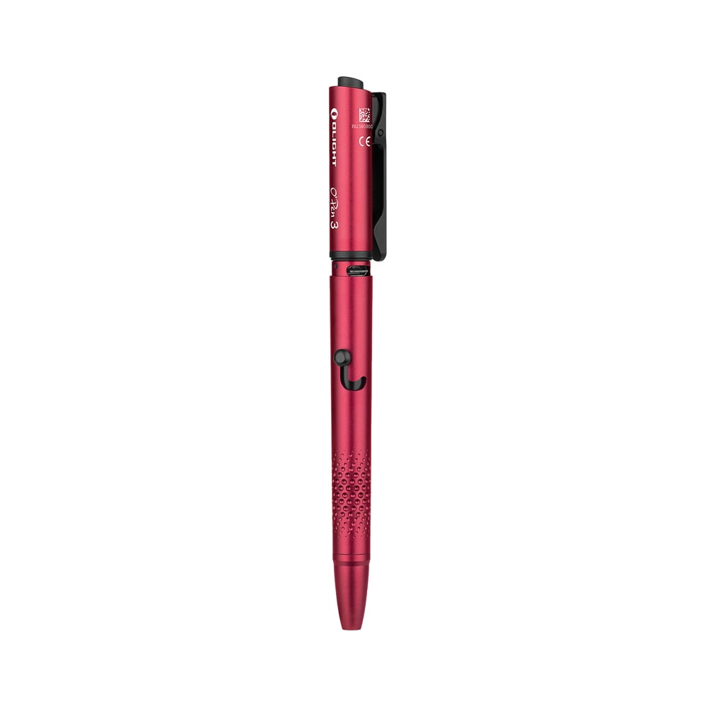 Olight OPen 3 Wine Red Multifunctional Pen Light, 120 Lumens & Green Laser