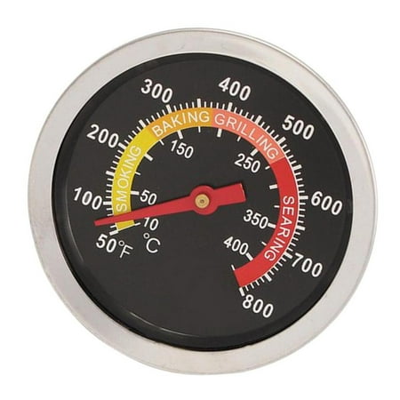 

Stainless Steel BBQ Smoker Grill Thermometer Temperature Gauge 10-400 Degree
