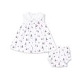 thumbnail image 1 of Baby-Girls Infant Sails Print Dress with Diaper Cover-Multicolored-9 Months, 1 of 1