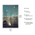 thumbnail image 2 of Carnival Evening - From an Original Color Painting by Henri Rousseau c.1886 - Master Art Print (Unframed) 13in x 19in, 2 of 4