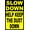 Warning Sign 1, variant on Slow Down Keep Dust Down Sign 8"x12" - Metal Decor for Rural Dirt Roads, Farm Road, Home Yard Business Outdoor Indoor