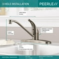 thumbnail image 3 of Peerless Single Handle Kitchen Faucet in Stainless P110LF-SS, 3 of 4