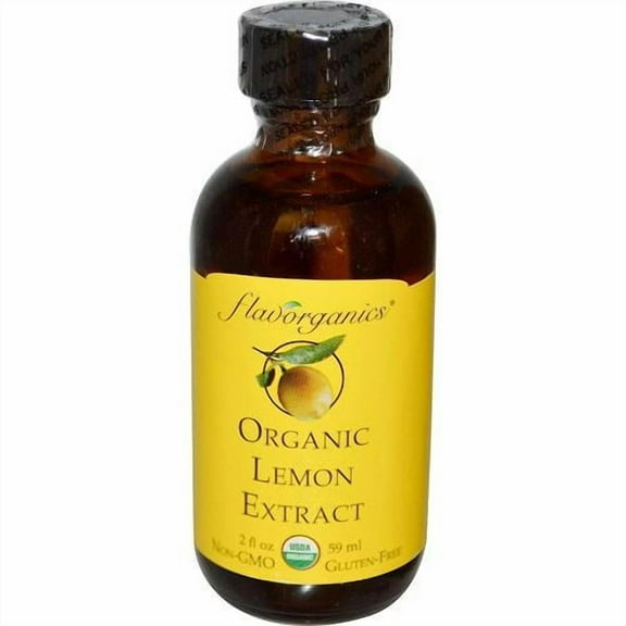 Flavorganics Organic Lemon Extract, 2 Fl Oz