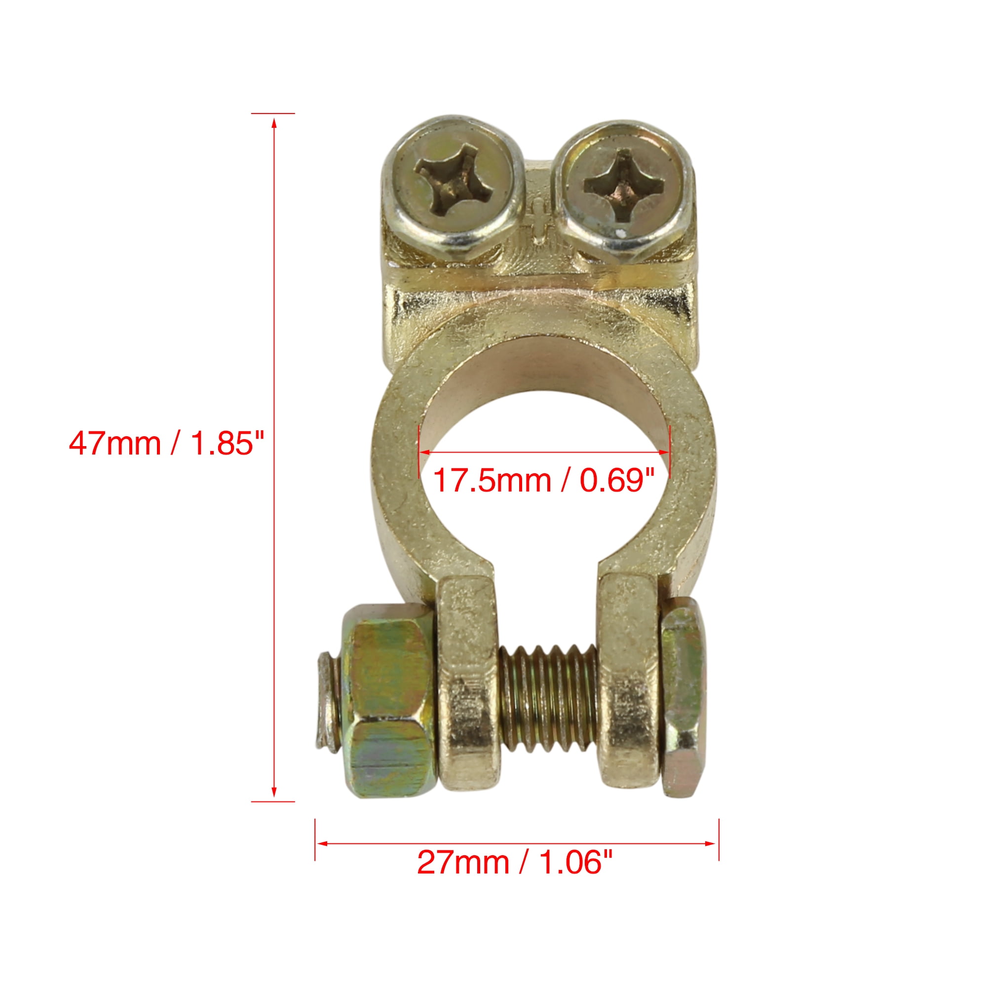 6 Pcs Universal Car Van Caravan Motorhome Battery Terminal Clamps