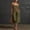 Army Green, variant on ClodeEU Women's V Neck Spaghetti Strap Wide Leg Capri Jumpsuit with Pockets ,Solid Color Casual Cropped Romper White,Women's Plus L