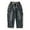 Blue, variant on Wdgfv Boys Fit Performance Jeans Boys Fit Ripped Distressed Denim Jeans Fashionable Kids Pants for Casual Wear Dark Blue 14-16 Years
