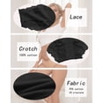 thumbnail image 3 of FINETOO Cotton Underwear For Women High Waist Panties Cheeky Bikini Womens Briefs Soft Stretch Hipster for Ladies 6Pack S-XXL, 3 of 5