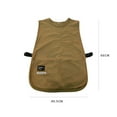 thumbnail image 6 of NIBOLOG Nylon Apron Waterproof Stain-proof Casual Waistcoat Apron Solid Color Sleeveless Vest Workwear with Pockets for Kitchen Crafting Painting, 6 of 8