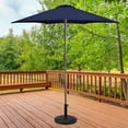 thumbnail image 2 of Northlight Celtic Triquetra Round Base Stand for Patio Umbrellas - 20" - Black, 2 of 6