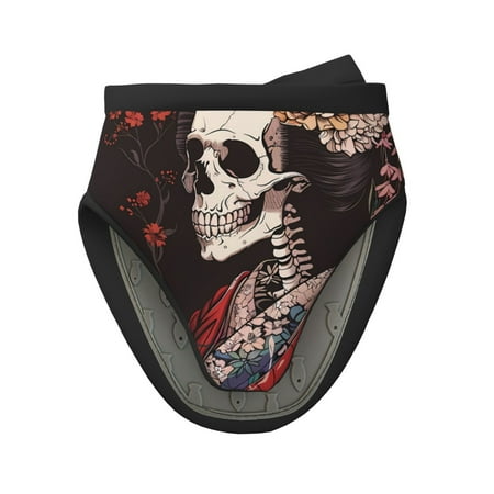 

Pofeuu Geisha Skeleton With Flowers Print Thickened Mini Silicone Oven Mitts Heat Resistant Rubber Oven Mitt Gloves Finger Pinch Grips Pot Holder Silicone Potholder