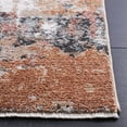 thumbnail image 3 of SAFAVIEH Jasmine Gary Abstract Area Rug, Beige/Light Blue, 5'3" x 5'3" Square, 3 of 8