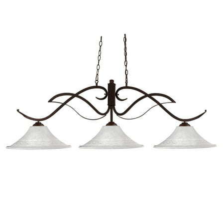 New zlite Product  Phoenix Collection 3 Light Island/Billiard Light in Bronze Finish Sold by