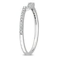 thumbnail image 3 of Miabella Women's 1/10 CT T.W. Diamond 14kt White Gold Wedding Band, 3 of 8